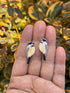 Chickadee earrings ,gift for her,bird lover ,nature,bird earrings,nature lover chickadee